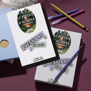 2 livrets QUIZ "Le portail d'Althera"