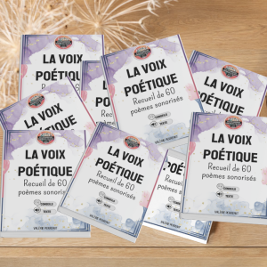 Lot de 10 recueils de poèmes "La voix poétique"