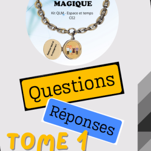 1 livret QUIZ - TOME 1 "Pierre et le médaillon magique"