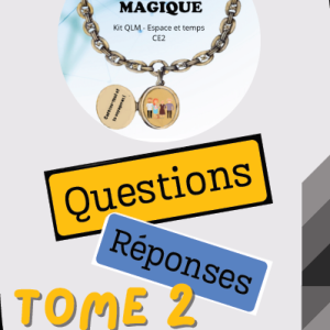 1 livret QUIZ - TOME 2 "Pierre et le médaillon magique"