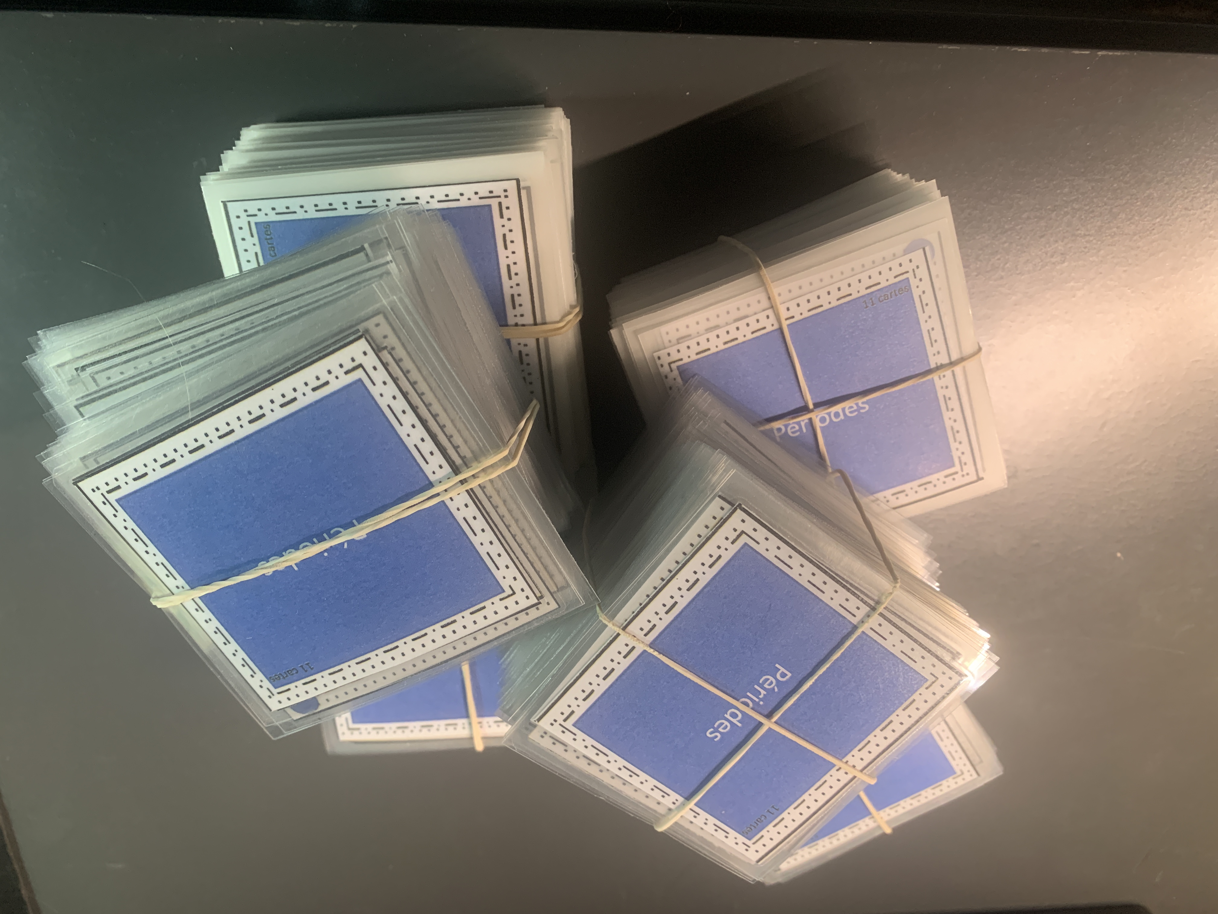 1 Jeu de cartes PELMM - découpées - plastifiées - OCCASION