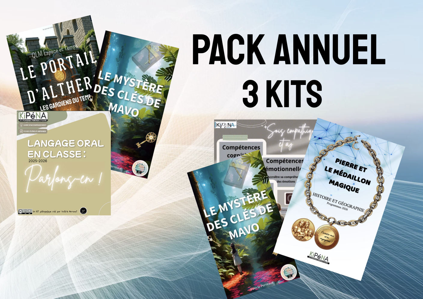 PACK annuel TOTAL DIGITAL 3 kits pédagogiques